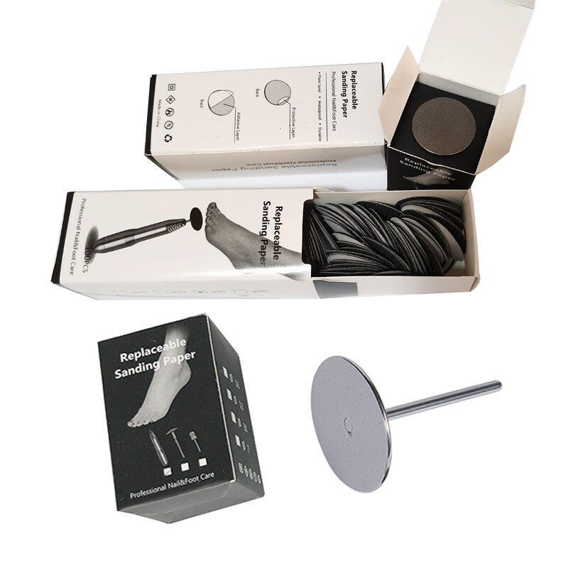 Foot Dead Skin Sandpaper Smart Wheel Pedicure Disc File Εργαλείο μανικιούρ Αντικαθιστώμενο γυαλόχαρτο για αφαίρεση κάλων 25mm