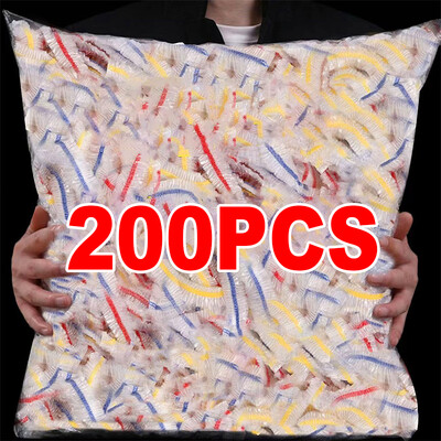 Plastikinis vienkartinis maisto dangtelis Spalvingas elastinis įvyniojimas maisto dangteliai Šviežiai išlaikomas dangtis Plokštė Virtuvė Nailono pakavimo maišeliai laikymo krepšys