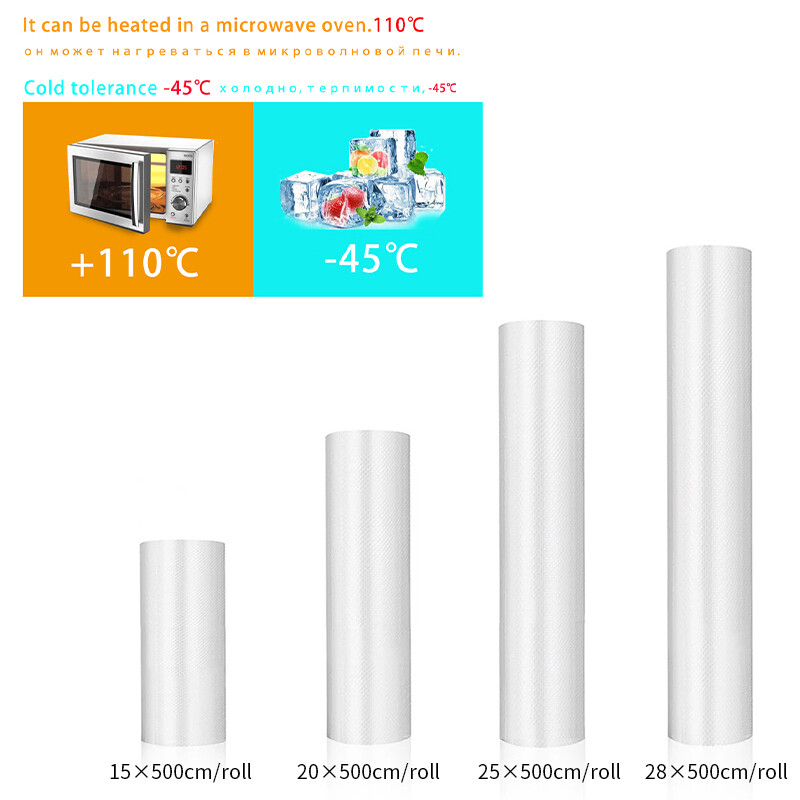 Vacuum Bags for Food Vacuum Sealer Bags 500cm Rolls/Lot Storage bag for Vacuum Packer Food Fresh Long Keeping