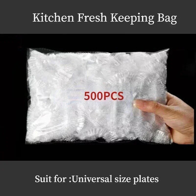 50/100/200/300/500PCS Food Fresh Keeping Film Κάλυμμα φαγητού Φρούτα λαχανικών Τσάντα αποθήκευσης Stretch Wrap Μπολ Κάλυμμα πιάτων Τσάντα αποθήκευσης