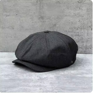 2024 Μεγάλο μέγεθος βαμβακερά Καπέλα Newsboy Ανδρικά Καπέλα Άνοιξη Καλοκαίρι Λεπτό αναπνεύσιμο μπερέ Γυναικείο καπέλο Casual Unisex Καπέλα ιδρώτα οκτάγωνο 63cm