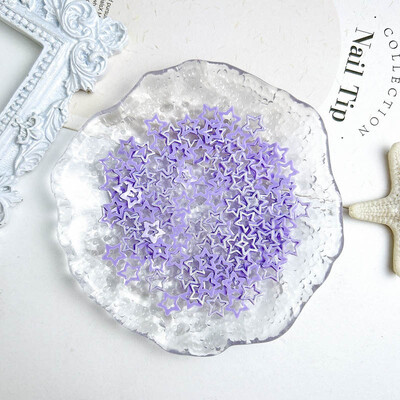 50 τμχ Ντοπαμίνης Μινιμαλιστικά Αστέρια Γούρια νυχιών Αφρώδη κουφώματα από ρητίνη Pentagram Διακοσμήσεις νυχιών DIY Ανταλλακτικά για νύχια