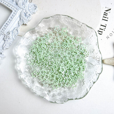 50 τμχ Ντοπαμίνης Μινιμαλιστικά Αστέρια Γούρια νυχιών Αφρώδη κουφώματα από ρητίνη Pentagram Διακοσμήσεις νυχιών DIY Ανταλλακτικά για νύχια