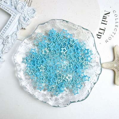 50 τμχ Ντοπαμίνης Μινιμαλιστικά Αστέρια Γούρια νυχιών Αφρώδη κουφώματα από ρητίνη Pentagram Διακοσμήσεις νυχιών DIY Ανταλλακτικά για νύχια