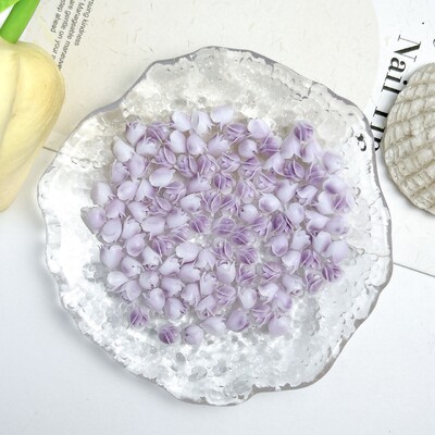 50PCS Matte Luminous Resin Tulip Nail Art Decoration Simulatied Tulip Bud Nail Charms for Making DIY Earrings Nails Supplies