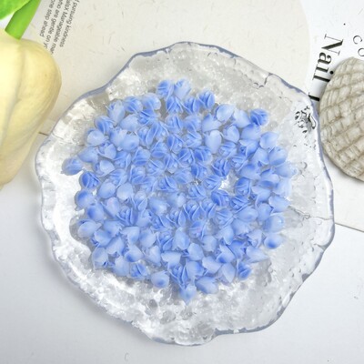 50PCS Matte Luminous Resin Tulip Nail Art Decoration Simulatied Tulip Bud Nail Charms for Making DIY Earrings Nails Supplies