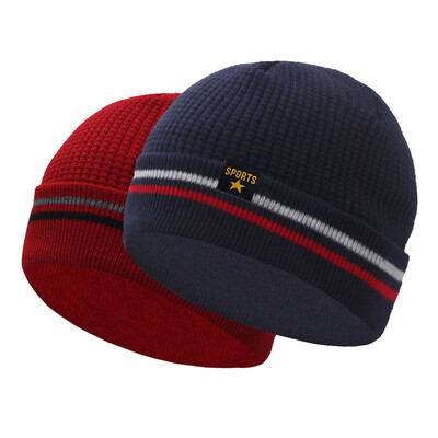 Skullies Beanies Мъжка зимна шапка Cap Women Knitted Hat Men Beanie Hats For Men шапка мужская Autumn Gorro Warm Skull Bonnet Cap