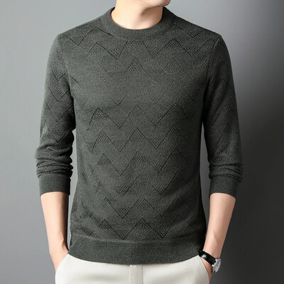 Νέο ανδρικό πουλόβερ μόδας casual πουλόβερ ζεστό μπλουζάκι φθινοπώρου και χειμώνα