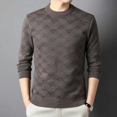 Νέο ανδρικό πουλόβερ μόδας casual πουλόβερ ζεστό μπλουζάκι φθινοπώρου και χειμώνα