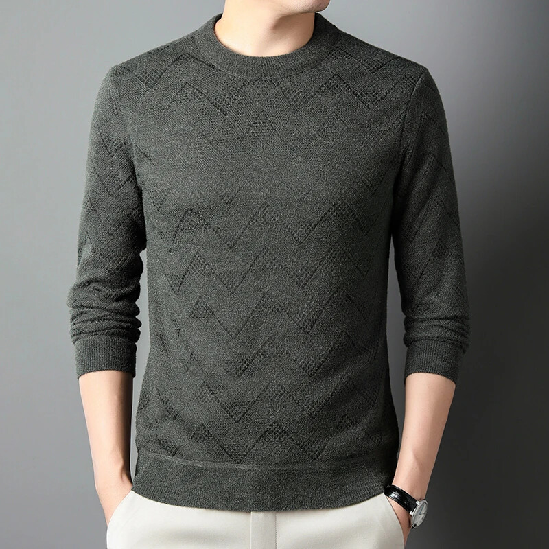 Νέο ανδρικό πουλόβερ μόδας casual πουλόβερ ζεστό μπλουζάκι φθινοπώρου και χειμώνα