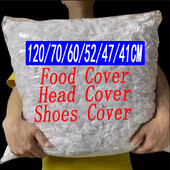 Κάλυμμα φαγητού μίας χρήσης Πλαστική μεμβράνη Φρούτα κάλυμμα μπολ τροφίμων Τσάντες ντους Καπάκι ντους Ελαστική τσάντα αποθήκευσης ποιότητας τροφίμων Οργανωτή κουζίνας