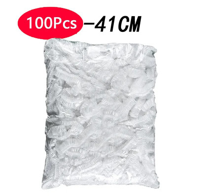 Κάλυμμα φαγητού μίας χρήσης Πλαστική μεμβράνη Φρούτα κάλυμμα μπολ τροφίμων Τσάντες ντους Καπάκι ντους Ελαστική τσάντα αποθήκευσης ποιότητας τροφίμων Οργανωτή κουζίνας