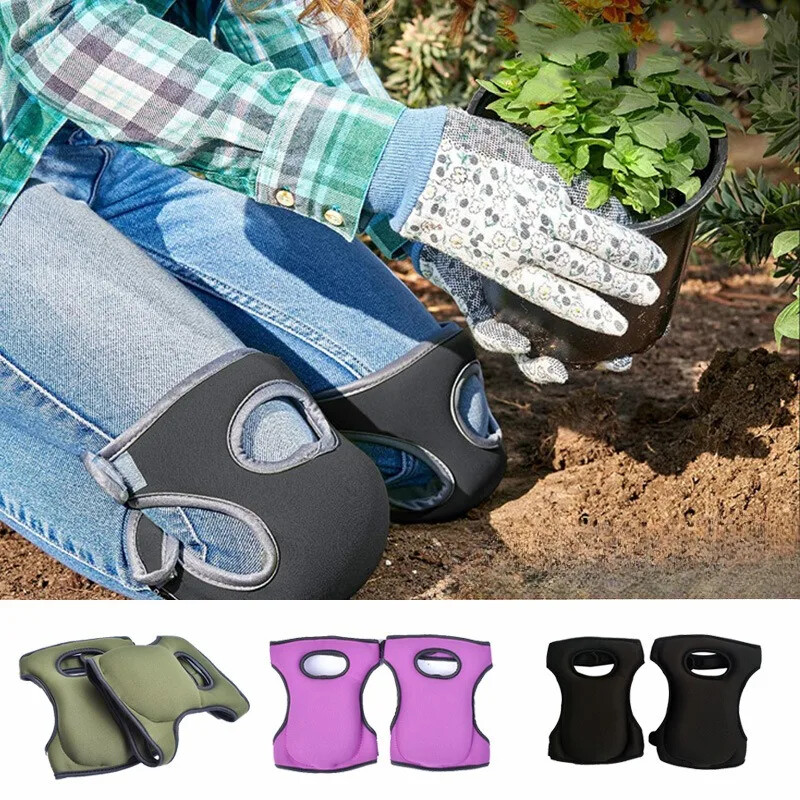 1 Pair Gardening Cleaning Protective Sport Kneepad ρυθμιζόμενο γόνατο με πυκνή μνήμη αφρού για εργασία Builder Ασφάλεια στο χώρο εργασίας