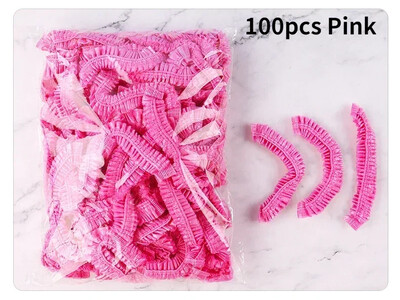 Πλαστικές τσάντες φρούτων και λαχανικών για κάλυμμα κεφαλής μπάνιου 50/100 τμχ Έγχρωμη πλαστική μεμβράνη Καπάκι προμήθειες κουζίνας αποθήκευσης και οργάνωσης