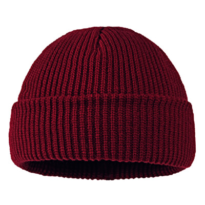 Winter Warm Beanies Casual με κοντή κλωστή Hip hop καπέλο για ενήλικες άντρες Γυναικείο μάλλινο πλεκτό καπέλο κρανίου ελαστικό unisex