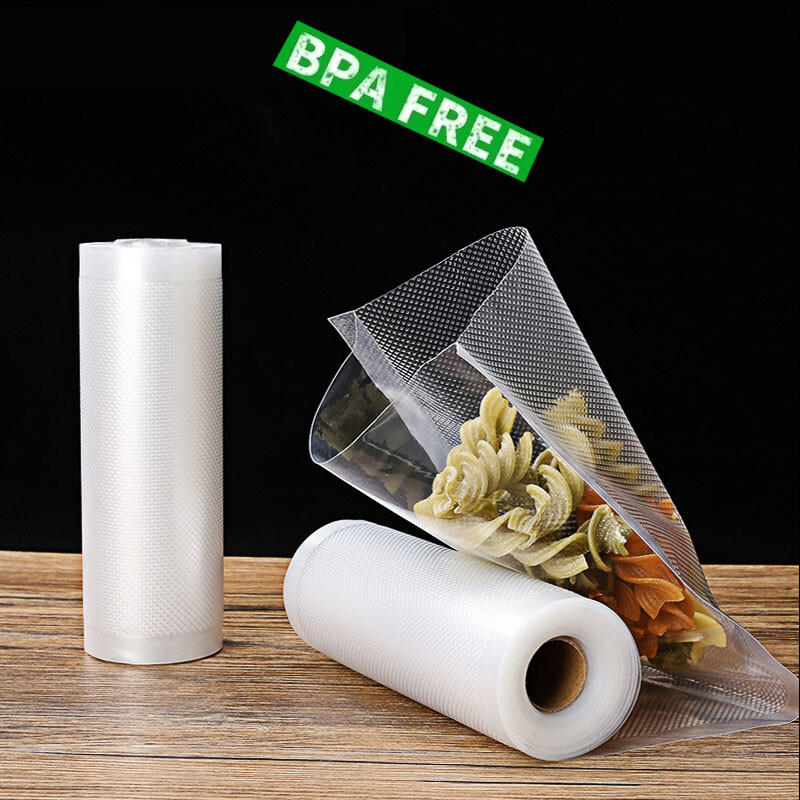 Kućanske vakuumske vrećice za vakumiranje hrane Svježa hrana Dugo čuvanje 12+15+20+25+30cm*500cm Rolne/Lot vrećice za vakum pakiranje