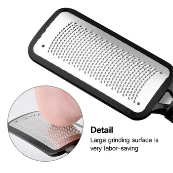 Dighealth Large Foot Rasp Scrubber Triter Dry Rough Dead Skin Remover Callus Scraper Pedicure Foot File Tools Μαύρο χρώμα