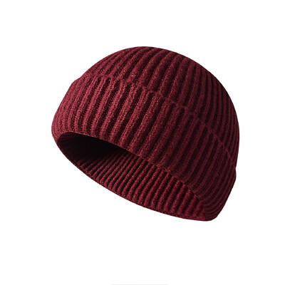 Zimska pletena kapa Jednobojna hip hop kapa Unisex Skullies & Beanies