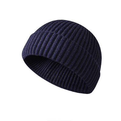 Zimska pletena kapa Jednobojna hip hop kapa Unisex Skullies & Beanies