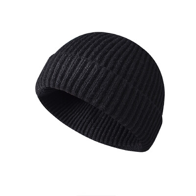 Zimska pletena kapa Jednobojna hip hop kapa Unisex Skullies & Beanies