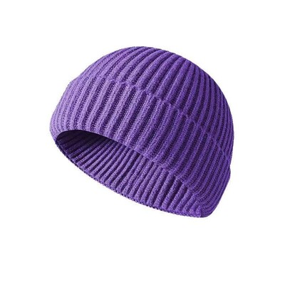 Zimska pletena kapa Jednobojna hip hop kapa Unisex Skullies & Beanies