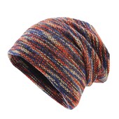 Διπλό υφασμάτινο Winter Warmful Beanies για γυναίκες και άντρες Unisex Colorful Skullies Χειμερινό καπέλο