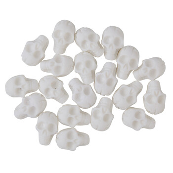 20Pcs 3D Skull Bone Design Halloween Nail Art Decoration Charm Resin Направи си сам аксесоар за маникюр