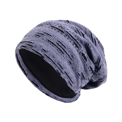 Dupla szövet sapkák Skullies és beanies felnőtt uniszex szolid tavaszi őszi kalapokhoz