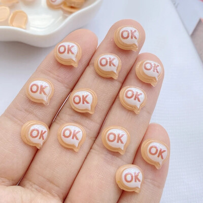 50 Stuks Glitter Nagel καρτούν μεικτό χρώμα αρκουδάκι Hars 3d Nail Art Decoratie Studs Accessoires Benodigdheden