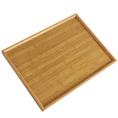 Ορθογώνιος δίσκος τσαγιού Ξύλινος από μπαμπού Δίσκος τσαγιού από μασίφ ξύλο Δίσκος για φλιτζάνια τσαγιού Δίσκος βάσης Ξύλινος δίσκος αποθήκευσης ξενοδοχείου για δείπνο
