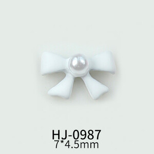 40-20 ΤΕΜ. Vintage Απλό Μίνι Παπιγιόν Διάφορα Χρώματα Πέρλα Ένθετο Παπιγιόν Κράμα Νυχιών στρας Διακοσμήσεις Γούρια μανικιούρ