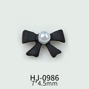 40-20 ΤΕΜ. Vintage Απλό Μίνι Παπιγιόν Διάφορα Χρώματα Πέρλα Ένθετο Παπιγιόν Κράμα Νυχιών στρας Διακοσμήσεις Γούρια μανικιούρ