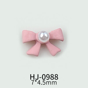 40-20 ΤΕΜ. Vintage Απλό Μίνι Παπιγιόν Διάφορα Χρώματα Πέρλα Ένθετο Παπιγιόν Κράμα Νυχιών στρας Διακοσμήσεις Γούρια μανικιούρ