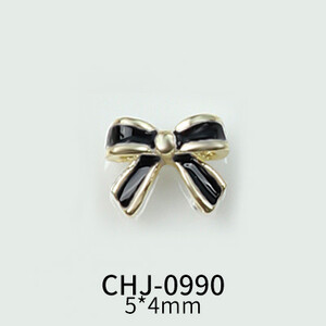 40-20 ΤΕΜ. Vintage Απλό Μίνι Παπιγιόν Διάφορα Χρώματα Πέρλα Ένθετο Παπιγιόν Κράμα Νυχιών στρας Διακοσμήσεις Γούρια μανικιούρ