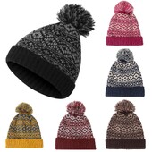 Skijaška kapa Unisex zimska topla muška pom pom kapa Pletena kapa s pom pom kapom Vunena kapa Kabelska kapa
