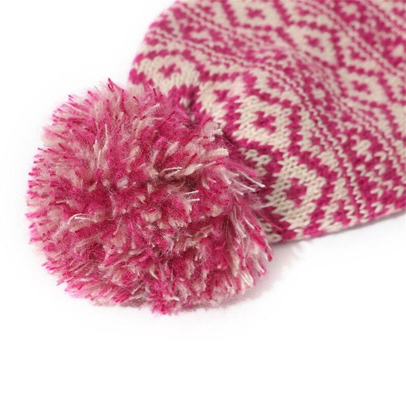 Skijaška kapa Unisex zimska topla muška pom pom kapa Pletena kapa s pom pom kapom Vunena kapa Kabelska kapa