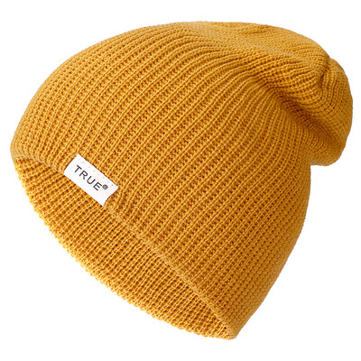 Nove 11 boja Letter True Casual Beanies za muškarce Žene Djevojčice Dječaci Modna pletena zimska kapa Jednobojni Hip-hop Skullies šešir Unisex Kapa