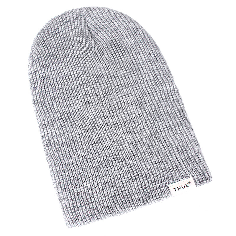Nove 11 boja Letter True Casual Beanies za muškarce Žene Djevojčice Dječaci Modna pletena zimska kapa Jednobojni Hip-hop Skullies šešir Unisex Kapa