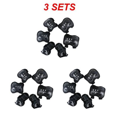 6 tk/komplekt laste põlve- ja küünarnukikaitsmed kaitsevarustuse komplekti turvavarustus rulluiskude jaoks Jalgrattasõit Rulasport