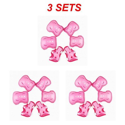 6 tk/komplekt laste põlve- ja küünarnukikaitsmed kaitsevarustuse komplekti turvavarustus rulluiskude jaoks Jalgrattasõit Rulasport