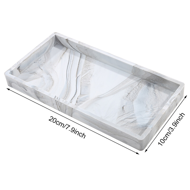 Kupaonski umivaonik Silikonski pladanj za pult za posuđe Držač spužve za sapun Komoda Kozmetički prsten Organizator za parfeme Pladanj Potrepštine za dom