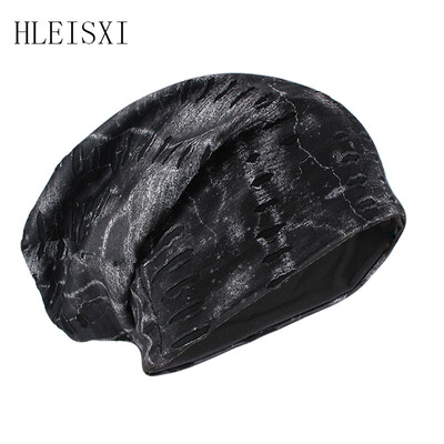 HLEISXI Férfi Hip Hop Divat Kalapok Skullies Tavaszi meleg Vékony Férfi Márka Hole Alkalmi sapka szabadtéri felnőtt női új sapkák Gorras