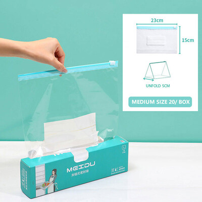 Plastične vrećice s patentnim zatvaračem Vreće za pohranu hrane Hladnjak za višekratnu upotrebu Voćne žitarice svježe Plastični spremnici za pohranu