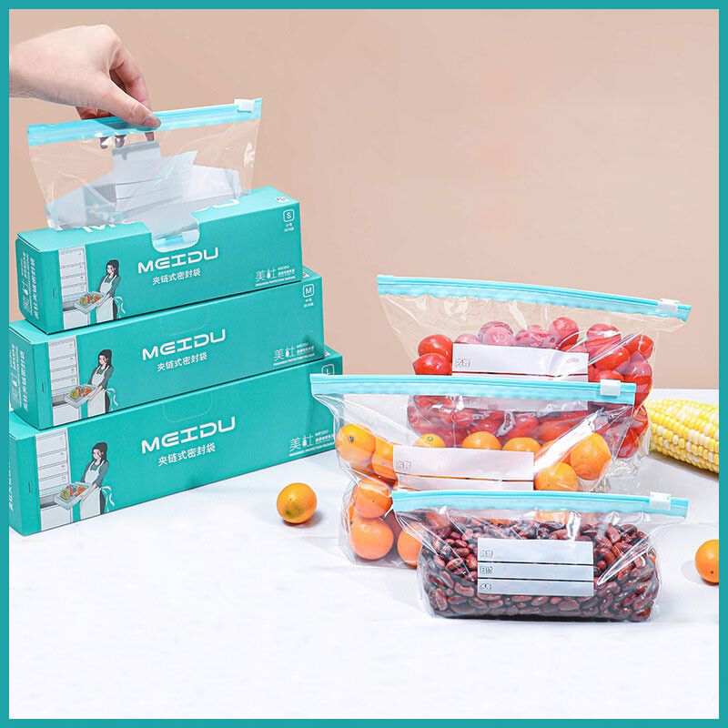 Plastične vrećice s patentnim zatvaračem Vreće za pohranu hrane Hladnjak za višekratnu upotrebu Voćne žitarice svježe Plastični spremnici za pohranu