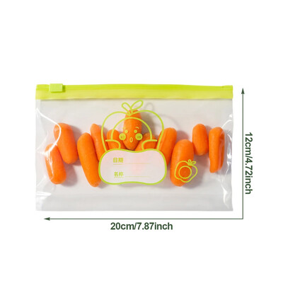 Επαναχρησιμοποιήσιμη τσάντα με φερμουάρ Διαφανής τσάντα αποθήκευσης ποιότητας τροφίμων με σφράγιση φερμουάρ Πλαστικό δοχείο Ταξίδι Καταψύκτης Κουζίνα Κάμπινγκ