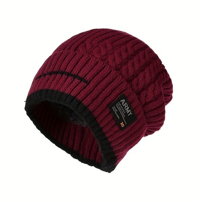 2023 Winter Beanie καπέλο για άντρες Πλεκτό καπέλο Winter Cap Beanie Γυναικεία Καπέλα Χοντρό Μπόνε Skullies