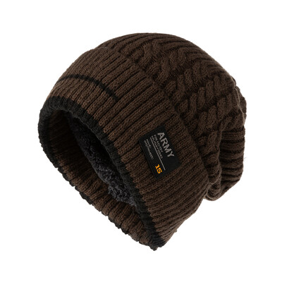 2023 Winter Beanie καπέλο για άντρες Πλεκτό καπέλο Winter Cap Beanie Γυναικεία Καπέλα Χοντρό Μπόνε Skullies