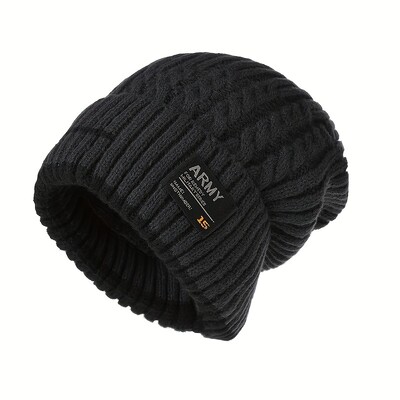 2023 Winter Beanie καπέλο για άντρες Πλεκτό καπέλο Winter Cap Beanie Γυναικεία Καπέλα Χοντρό Μπόνε Skullies