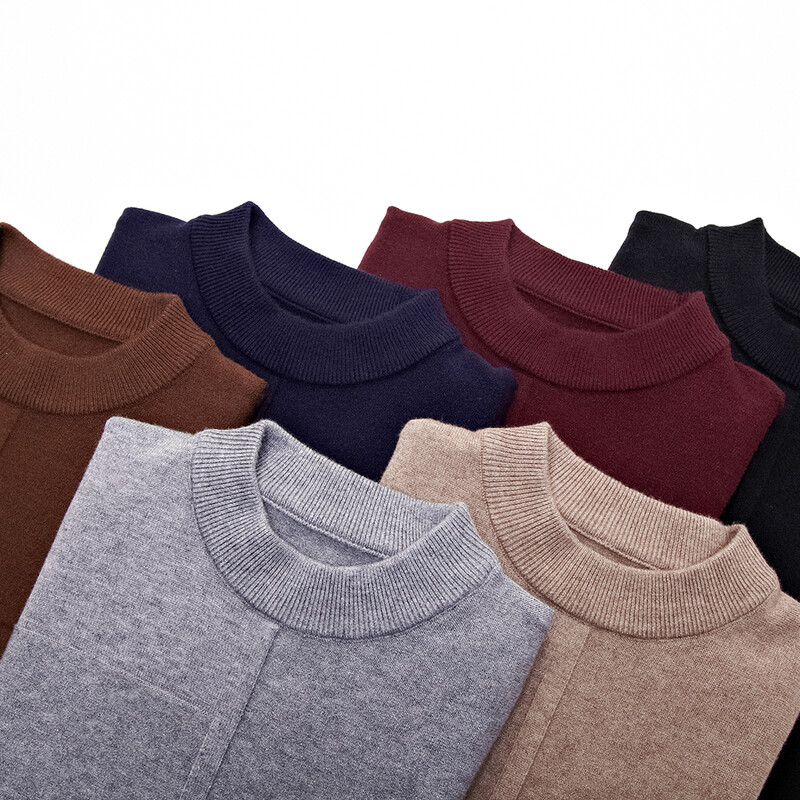 Pleteni pulover s okruglim izrezom vrhunske kvalitete, jednostavan, ležeran, muški džemper, džemper s okruglim izrezom, jesen, zima, modna odjeća 2023.