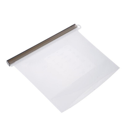 1000ml Επαναχρησιμοποιήσιμη σιλικόνη τσάντα αποθήκευσης κατηγορίας τροφίμων Μεσημεριανό σάντουιτς σνακ Υγρό μεσημεριανό Σακούλες κατάψυξης φρούτων με φερμουάρ 4 χρώματα